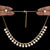 Anti-Tarnish Pearl & Crystal Studded Statement Necklace Set with Earrings
