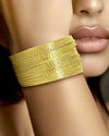 Anti-Tarnish Gold Plated Multilayer Bangle Bracelet