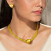 Anti-Tarnish Multilayer Necklace Set With Earrings