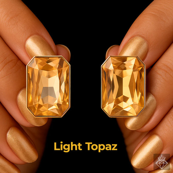 Super Saver Pack of 8 Multicolour Studs Anti-Tarnish Premium Quality Crystal Earrings By TEJAB