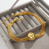 Anti-Tarnish Golden Box Chain Bracelet