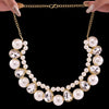 Crystal & Pearl Statement Necklace