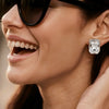 Super Saver Pack of 8 Multicolour Studs Anti-Tarnish Premium Quality Crystal Earrings By TEJAB