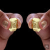Super Saver Pack of 8 Multicolour Studs Anti-Tarnish Premium Quality Crystal Earrings By TEJAB