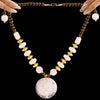 Bead & Resin Statement Necklace Set With Earrings