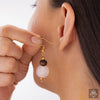 Bead & Resin Statement Necklace Set With Earrings